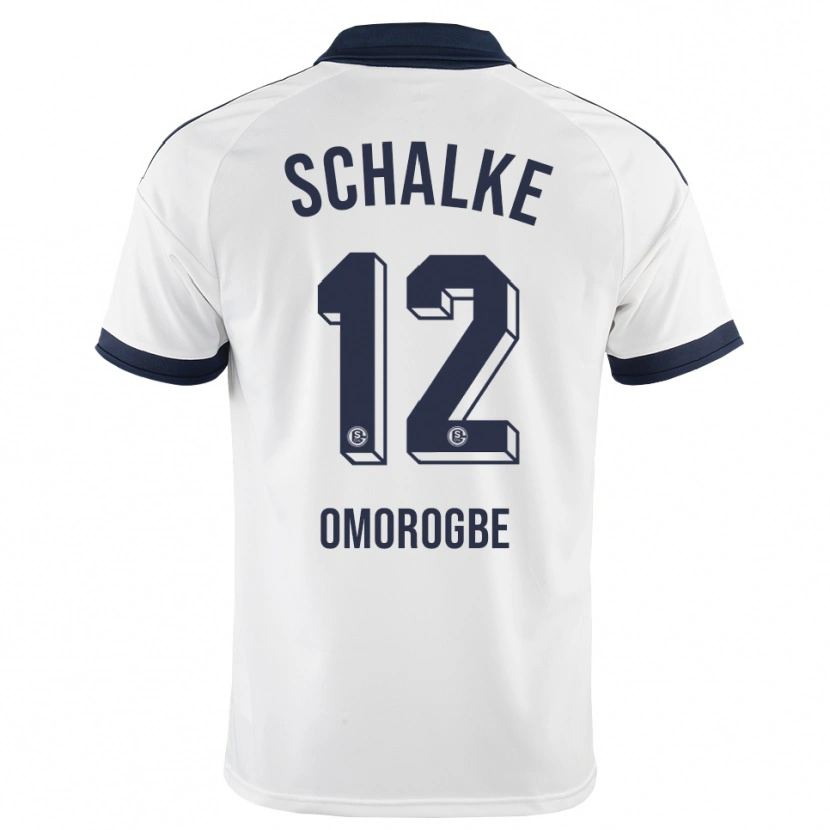 Danxen Barn Michael Omorogbe #12 Svart Hvit Bortetrøye Drakt Trøye 2026/27 Skjorter T-Skjorte