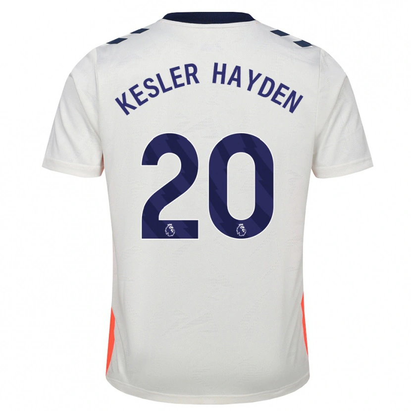 Danxen Barn Kaine Kesler-Hayden #20 Hvit Oransje Kongeblå Bortetrøye Drakt Trøye 2026/27 Skjorter T-Skjorte