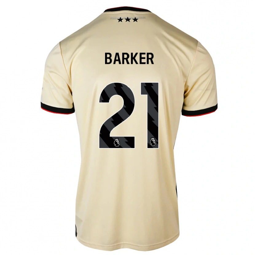 Danxen Barn Maisy Barker #21 Lemonchiffon Svart Rød Bortetrøye Drakt Trøye 2026/27 Skjorter T-Skjorte
