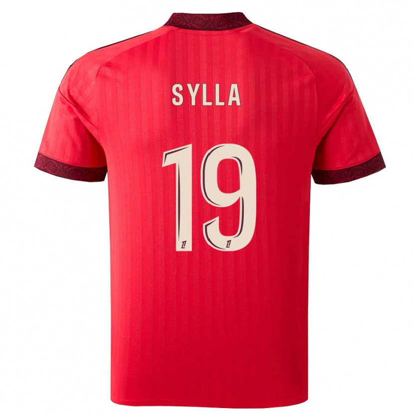 Danxen Barn Kysha Sylla #19 Burgunder Rød Hvit Bortetrøye Drakt Trøye 2026/27 Skjorter T-Skjorte