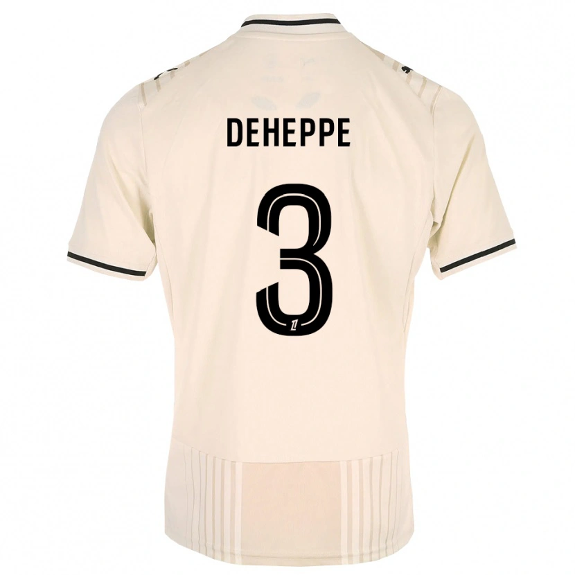 Danxen Barn Nathan Deheppe #3 Oldlace Svart Antiquewhite Bortetrøye Drakt Trøye 2026/27 Skjorter T-Skjorte