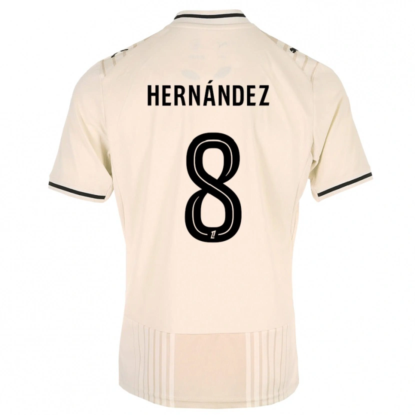 Danxen Barn Pablo Hernandez #8 Oldlace Svart Antiquewhite Bortetrøye Drakt Trøye 2026/27 Skjorter T-Skjorte