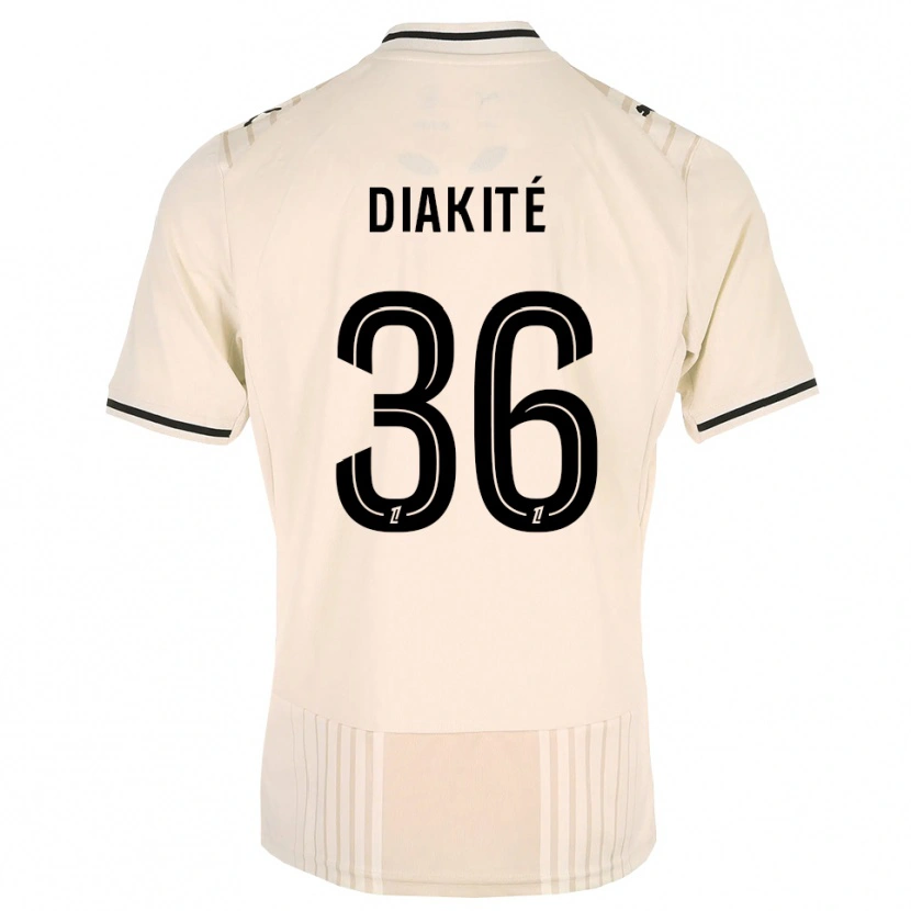 Danxen Barn Amadou Diakité #36 Oldlace Svart Antiquewhite Bortetrøye Drakt Trøye 2026/27 Skjorter T-Skjorte