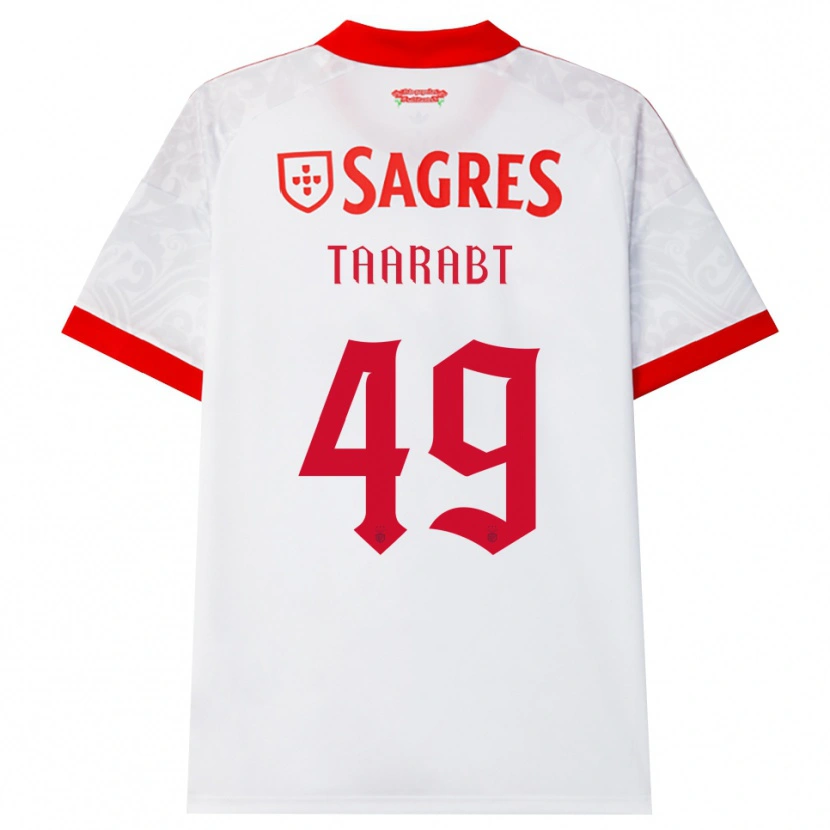 Danxen Barn Adel Taarabt #49 Hvit Rød Gul Bortetrøye Drakt Trøye 2026/27 Skjorter T-Skjorte