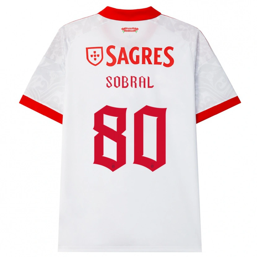 Danxen Barn Gonçalo Da Silva #80 Hvit Rød Gul Bortetrøye Drakt Trøye 2026/27 Skjorter T-Skjorte