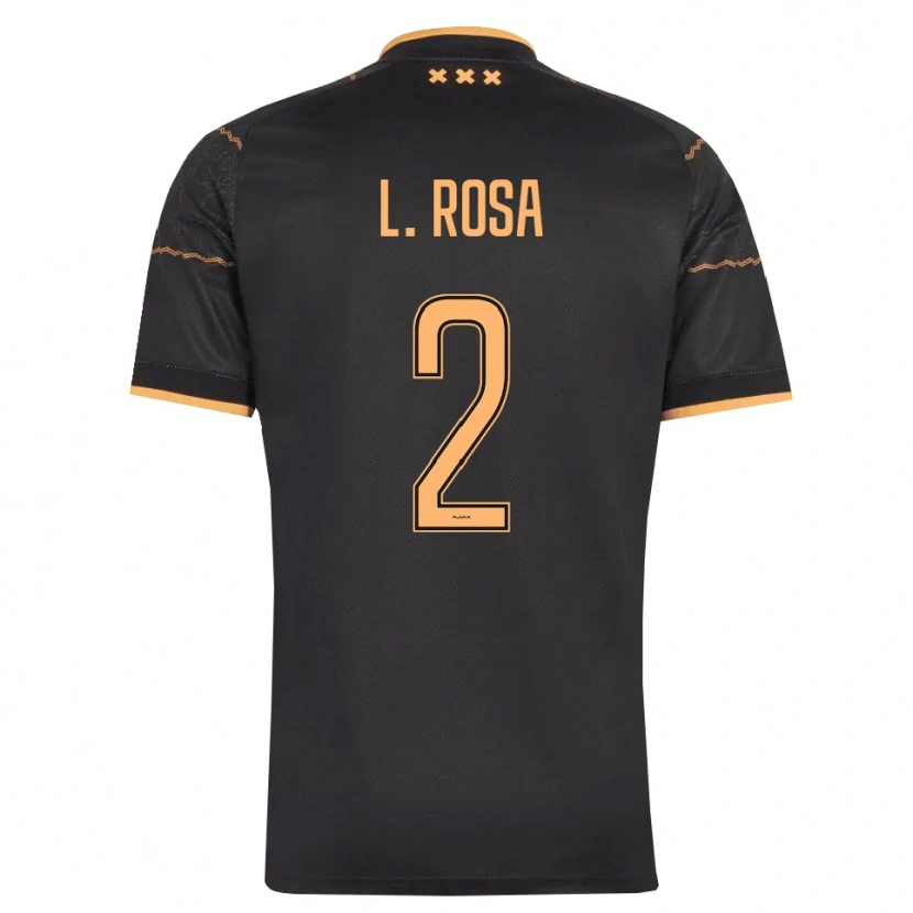 Danxen Barn Lucas Rosa #2 Svart Oransje Bortetrøye Drakt Trøye 2026/27 Skjorter T-Skjorte