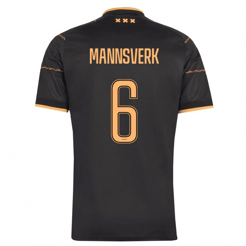 Danxen Barn Sivert Mannsverk #6 Svart Oransje Bortetrøye Drakt Trøye 2026/27 Skjorter T-Skjorte