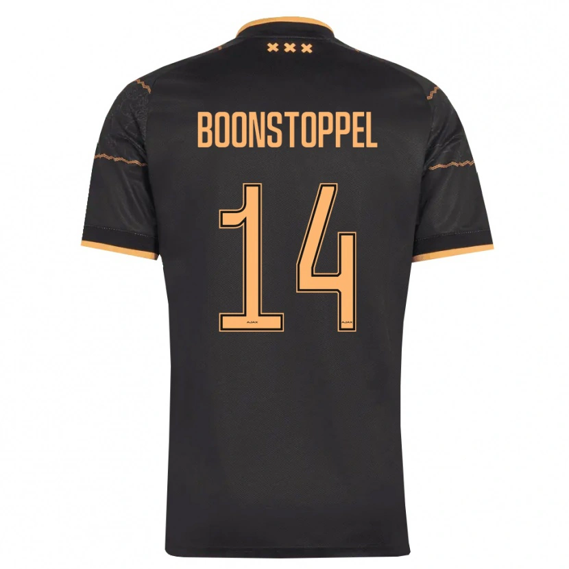 Danxen Barn Jesse Boonstoppel #14 Svart Oransje Bortetrøye Drakt Trøye 2026/27 Skjorter T-Skjorte