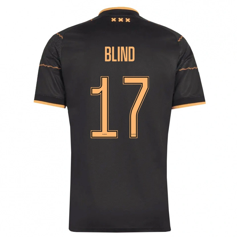 Danxen Barn Daley Blind #17 Svart Oransje Bortetrøye Drakt Trøye 2026/27 Skjorter T-Skjorte