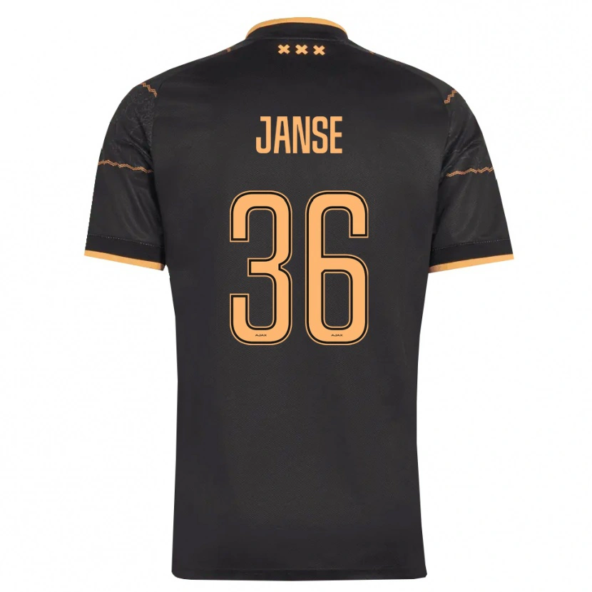 Danxen Barn Dies Janse #36 Svart Oransje Bortetrøye Drakt Trøye 2026/27 Skjorter T-Skjorte