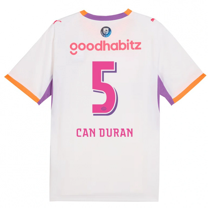 Danxen Barn Emre Can Duran #5 Hvit Lilla Oransje Bortetrøye Drakt Trøye 2026/27 Skjorter T-Skjorte