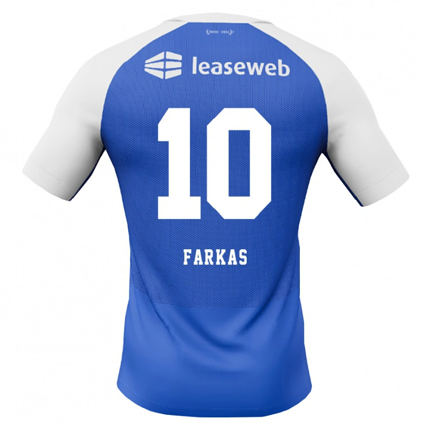 Danxen Barn Timót Farkas #10 Blå Dodger Rød Hvit Bortetrøye Drakt Trøye 2026/27 Skjorter T-Skjorte