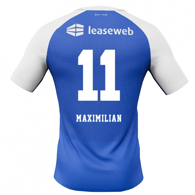 Danxen Barn Maximilian Ibrahimović #11 Blå Dodger Rød Hvit Bortetrøye Drakt Trøye 2026/27 Skjorter T-Skjorte