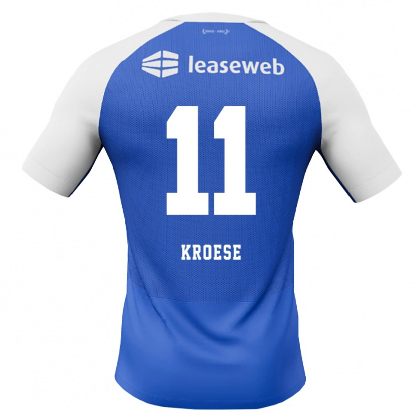 Danxen Barn Fieke Kroese #11 Blå Dodger Rød Hvit Bortetrøye Drakt Trøye 2026/27 Skjorter T-Skjorte