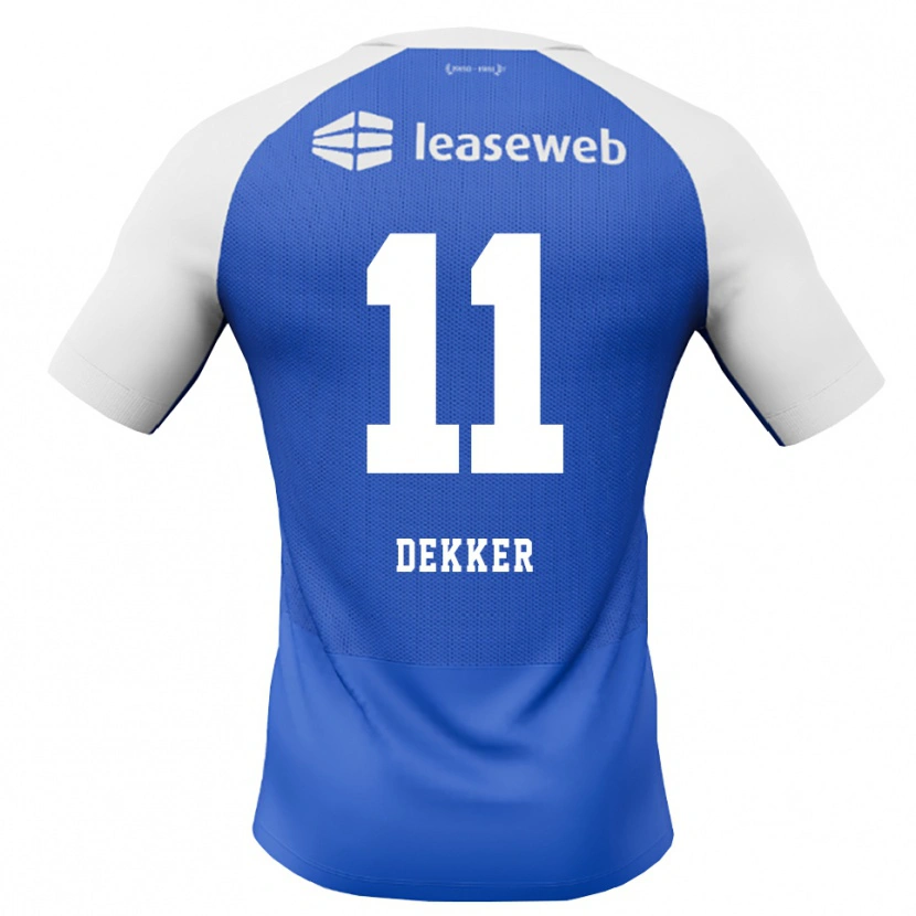 Danxen Barn Isabella Dekker #11 Blå Dodger Rød Hvit Bortetrøye Drakt Trøye 2026/27 Skjorter T-Skjorte