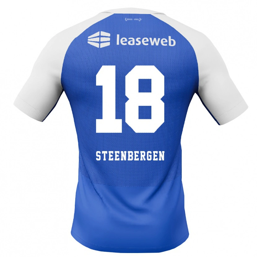 Danxen Barn Thom Steenbergen #18 Blå Dodger Rød Hvit Bortetrøye Drakt Trøye 2026/27 Skjorter T-Skjorte