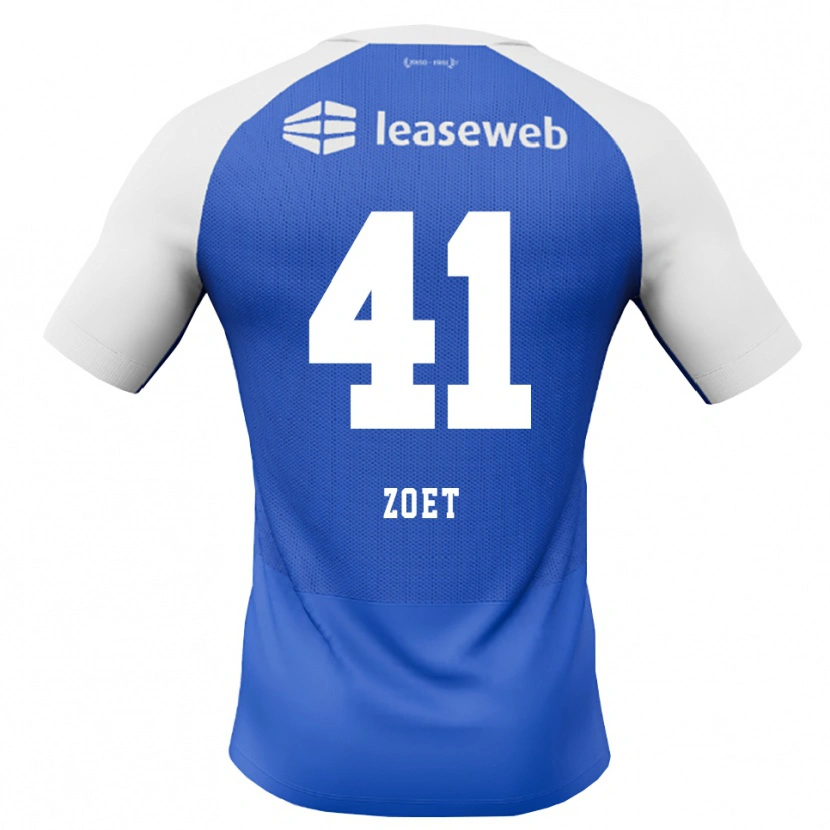 Danxen Barn Jeroen Zoet #41 Blå Dodger Rød Hvit Bortetrøye Drakt Trøye 2026/27 Skjorter T-Skjorte