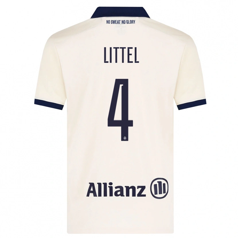 Danxen Barn Amy Littel #4 Beige Svart Bortetrøye Drakt Trøye 2026/27 Skjorter T-Skjorte
