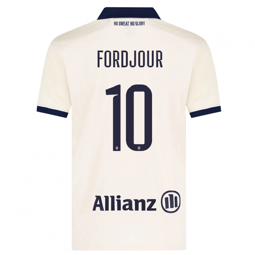 Danxen Barn Richmond Fordjour #10 Beige Svart Bortetrøye Drakt Trøye 2026/27 Skjorter T-Skjorte