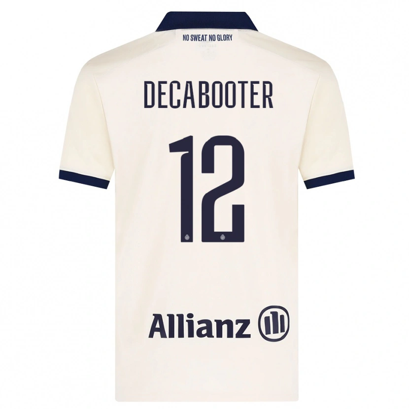 Danxen Barn Marith Decabooter #12 Beige Svart Bortetrøye Drakt Trøye 2026/27 Skjorter T-Skjorte