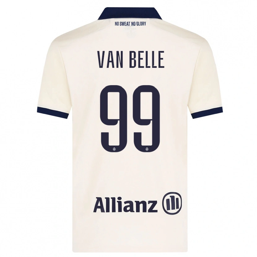 Danxen Barn Lyndsey Van Belle #99 Beige Svart Bortetrøye Drakt Trøye 2026/27 Skjorter T-Skjorte
