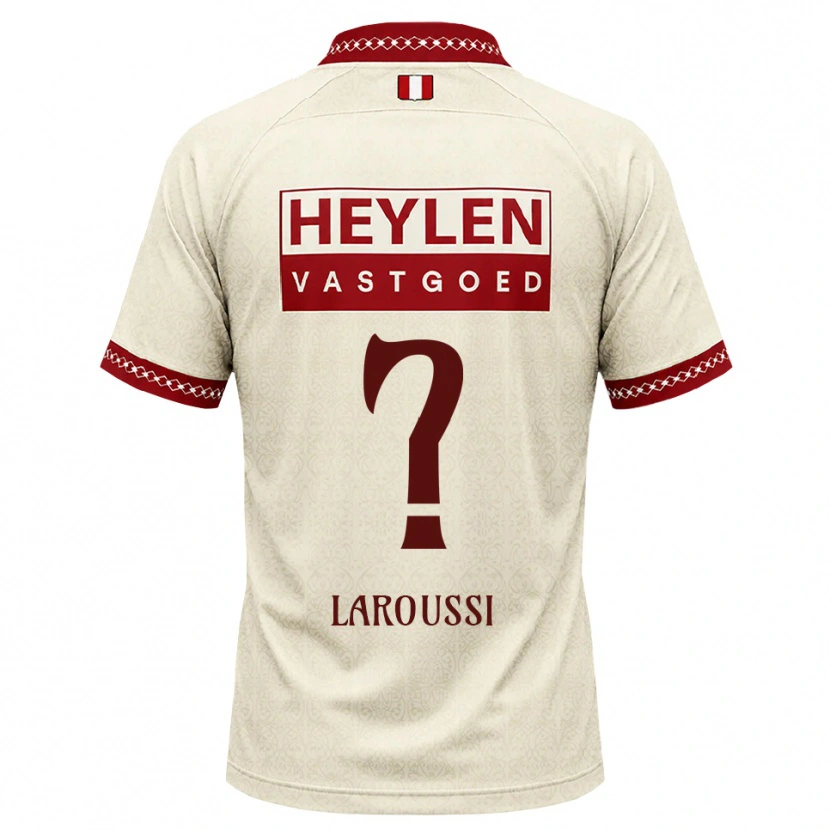 Danxen Barn Nizar Laroussi #0 Beige Rød Bortetrøye Drakt Trøye 2026/27 Skjorter T-Skjorte