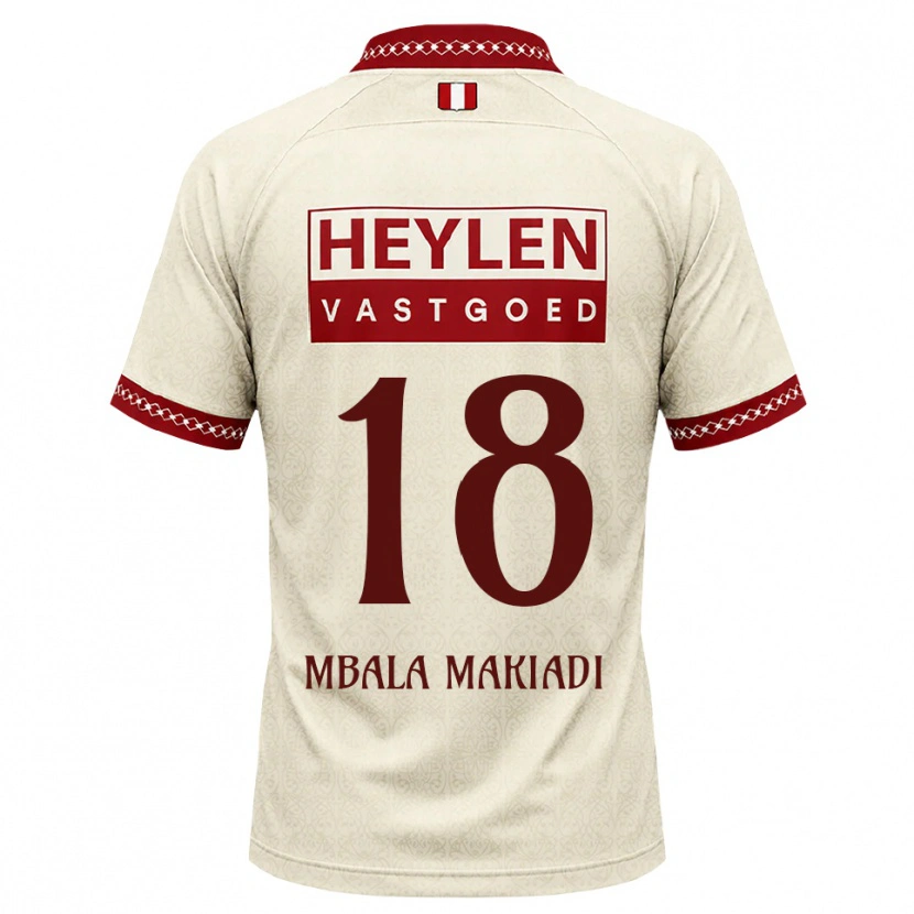 Danxen Barn Ravi Mbala #18 Beige Rød Bortetrøye Drakt Trøye 2026/27 Skjorter T-Skjorte