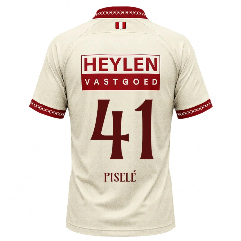 Danxen Barn Lowie Piselé #41 Beige Rød Bortetrøye Drakt Trøye 2026/27 Skjorter T-Skjorte