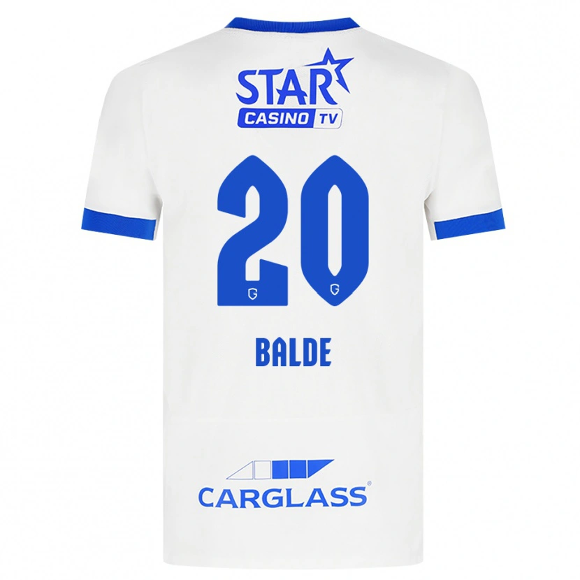 Danxen Barn Thierno Balde #20 Hvit Blå Bortetrøye Drakt Trøye 2026/27 Skjorter T-Skjorte