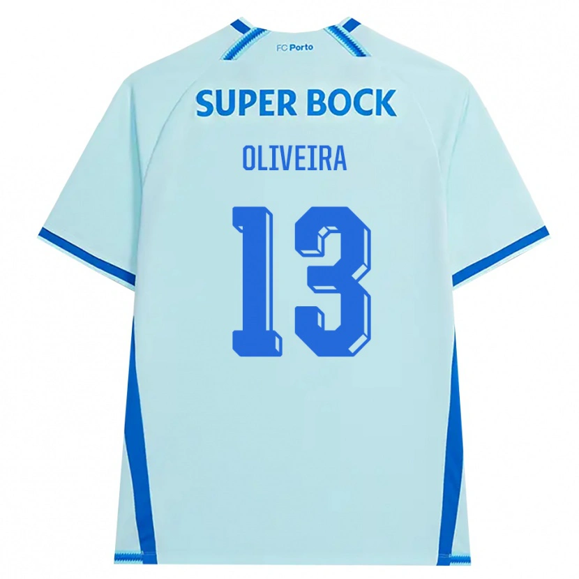 Danxen Barn Tomás Oliveira #13 Lyseblå Blå Tredje Sett Drakt Trøye 2026/27 Skjorter T-Skjorte