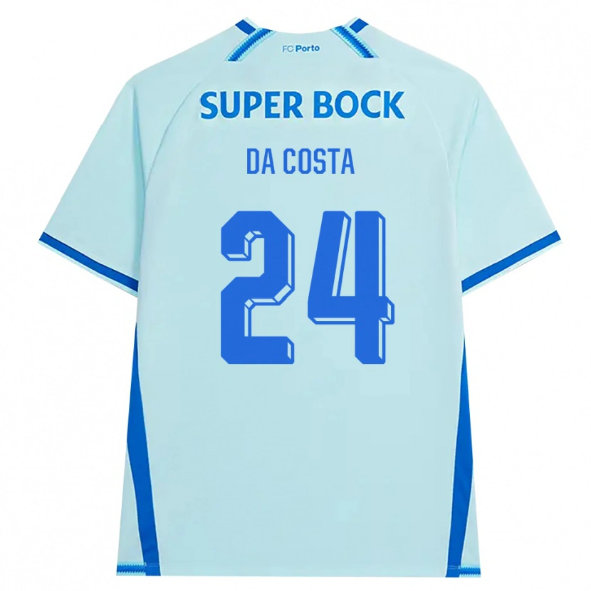 Danxen Barn Seif Da Costa #24 Lyseblå Blå Tredje Sett Drakt Trøye 2026/27 Skjorter T-Skjorte