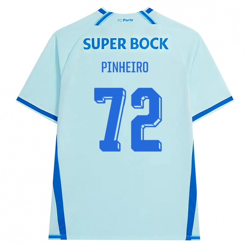 Danxen Barn Rodrigo Pinheiro #72 Lyseblå Blå Tredje Sett Drakt Trøye 2026/27 Skjorter T-Skjorte