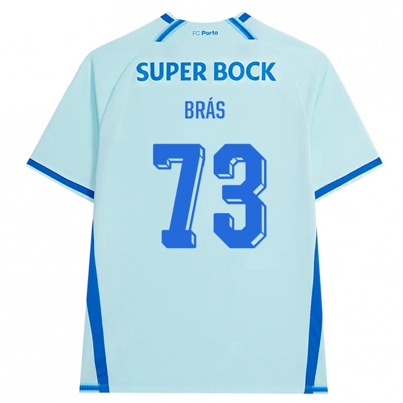 Danxen Barn Gabriel Brás #73 Lyseblå Blå Tredje Sett Drakt Trøye 2026/27 Skjorter T-Skjorte