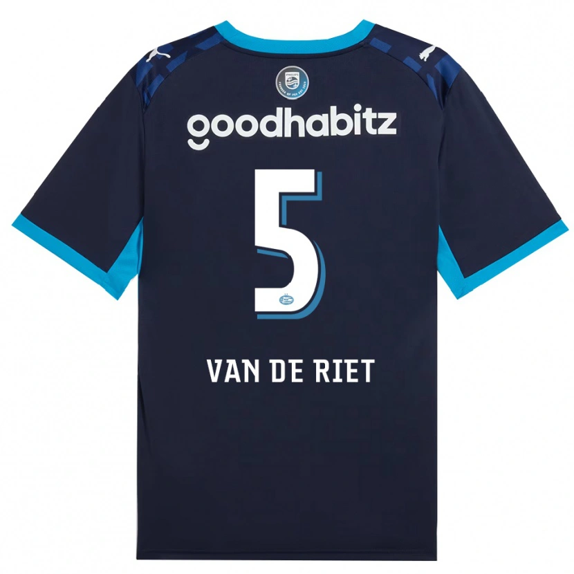 Danxen Barn Raf Van De Riet #5 Blå Dodger Kongeblå Tredje Sett Drakt Trøye 2026/27 Skjorter T-Skjorte