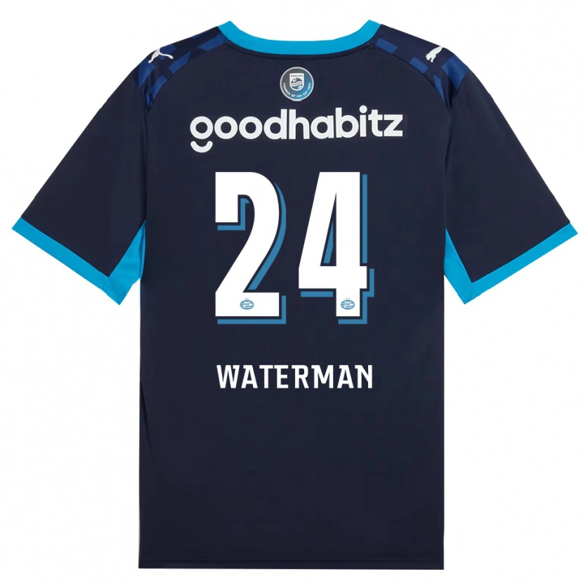 Danxen Barn Boy Waterman #24 Blå Dodger Kongeblå Tredje Sett Drakt Trøye 2026/27 Skjorter T-Skjorte