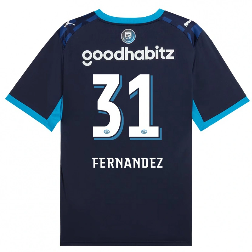 Danxen Barn Noah Fernandez #31 Blå Dodger Kongeblå Tredje Sett Drakt Trøye 2026/27 Skjorter T-Skjorte