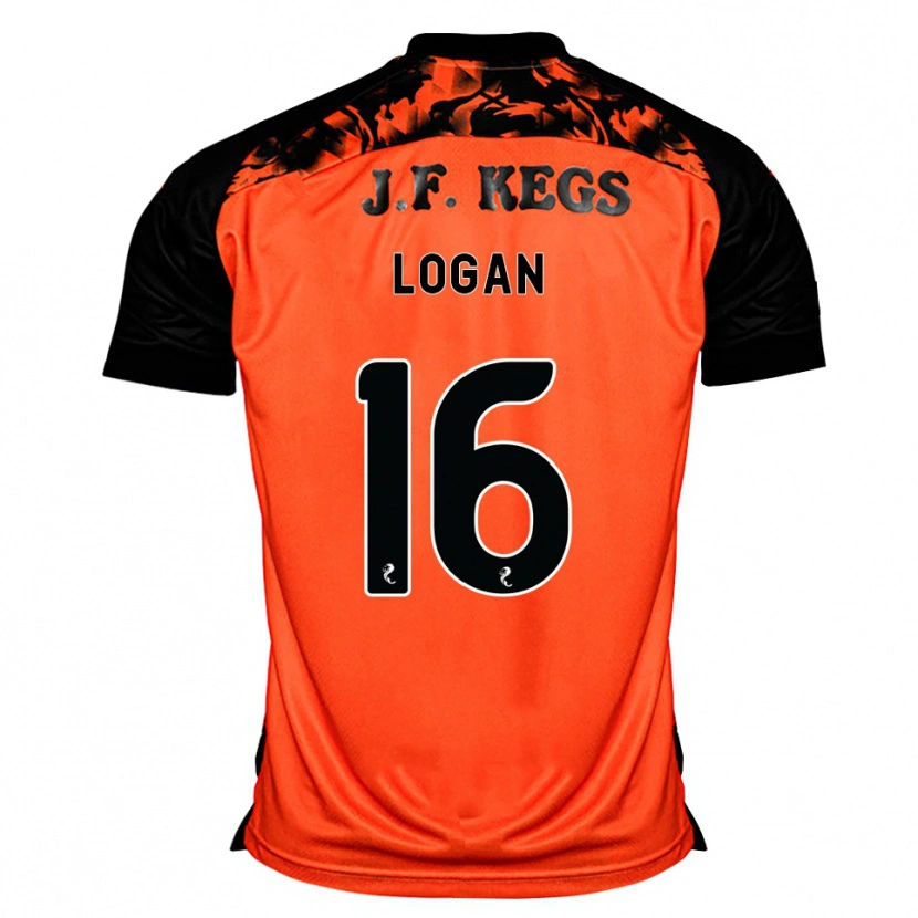 Danxen Mann Alex Logan #16 Oransje Svart Hvit Hjemmetrøye Drakt Trøye 2026/27 Skjorter T-Skjorte