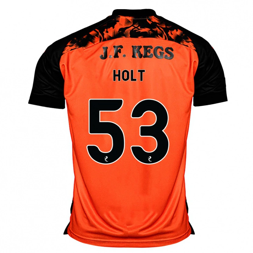 Danxen Mann Josh Holt #53 Oransje Svart Hvit Hjemmetrøye Drakt Trøye 2026/27 Skjorter T-Skjorte