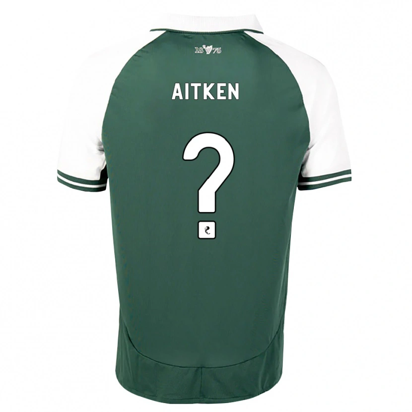 Danxen Mann Conor Aitken #0 Sjøgrønn Hvit Hjemmetrøye Drakt Trøye 2026/27 Skjorter T-Skjorte