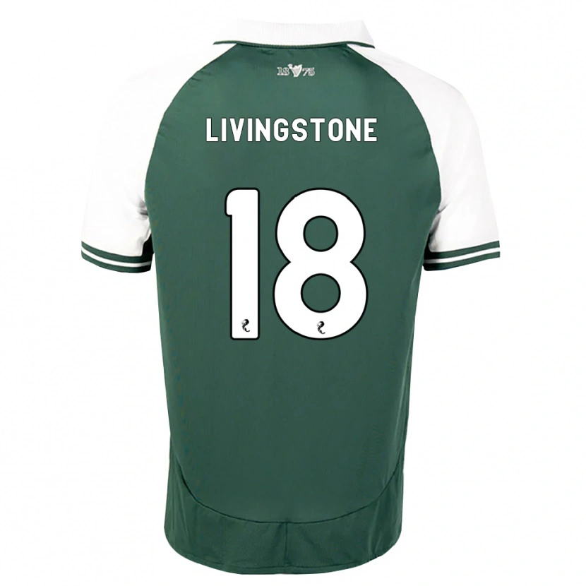 Danxen Mann Rosie Livingstone #18 Sjøgrønn Hvit Hjemmetrøye Drakt Trøye 2026/27 Skjorter T-Skjorte