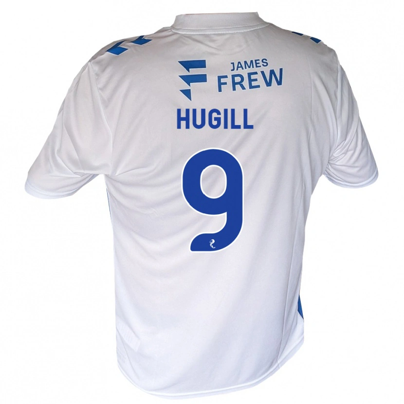 Danxen Mann Joe Hugill #9 Kongeligblå Hvit Hjemmetrøye Drakt Trøye 2026/27 Skjorter T-Skjorte