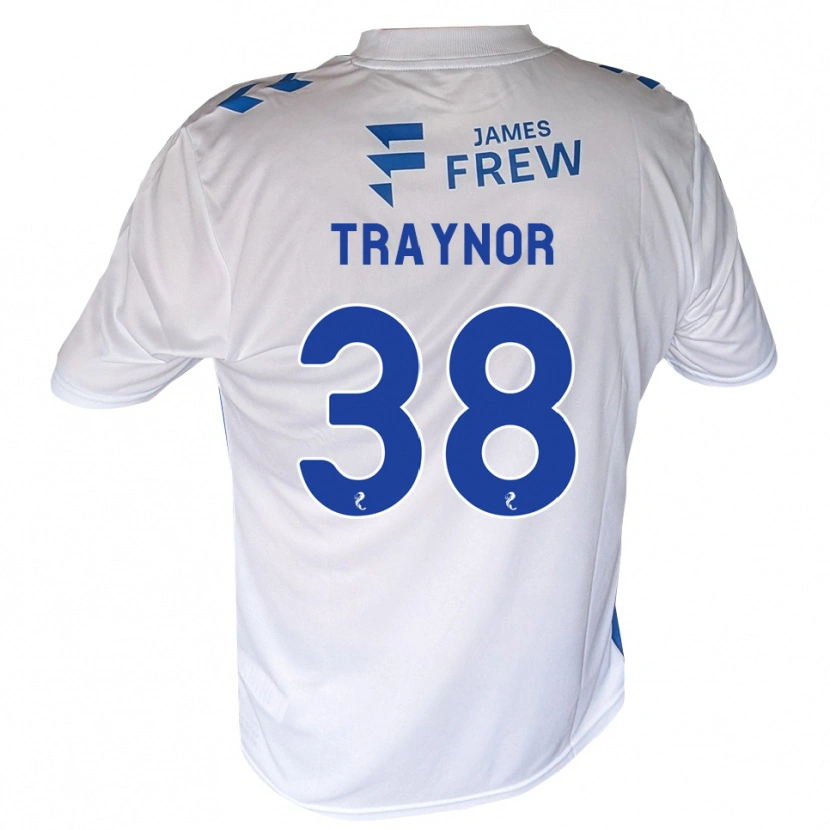 Danxen Mann Archie Traynor #38 Kongeligblå Hvit Hjemmetrøye Drakt Trøye 2026/27 Skjorter T-Skjorte