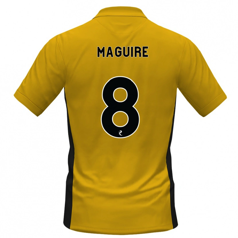 Danxen Mann Ciaran Maguire #8 Oransje Svart Hjemmetrøye Drakt Trøye 2026/27 Skjorter T-Skjorte