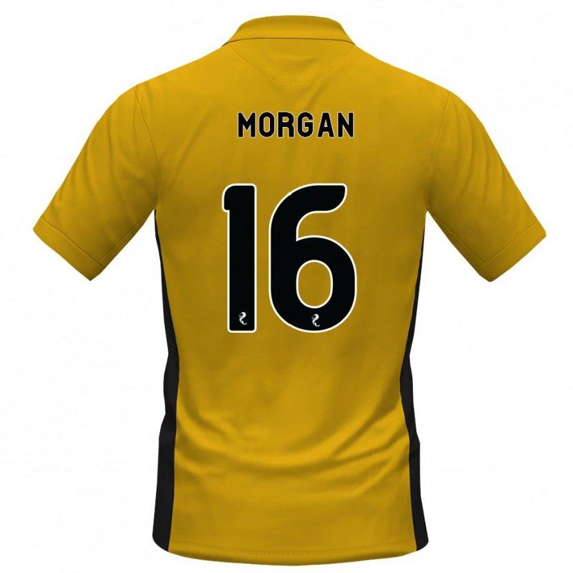 Danxen Mann Briony Morgan #16 Oransje Svart Hjemmetrøye Drakt Trøye 2026/27 Skjorter T-Skjorte
