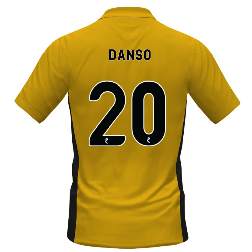 Danxen Mann Emmanuel Danso #20 Oransje Svart Hjemmetrøye Drakt Trøye 2026/27 Skjorter T-Skjorte