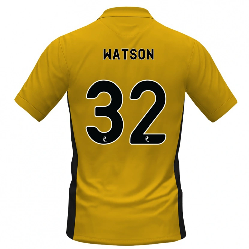 Danxen Mann Ashley Watson #32 Oransje Svart Hjemmetrøye Drakt Trøye 2026/27 Skjorter T-Skjorte