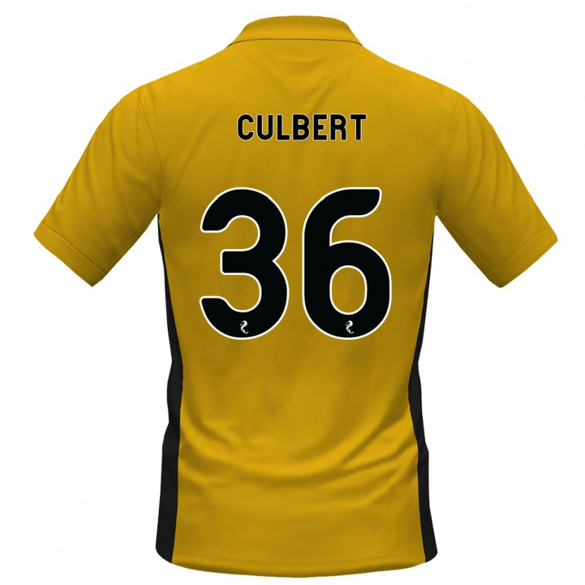 Danxen Mann Sam Culbert #36 Oransje Svart Hjemmetrøye Drakt Trøye 2026/27 Skjorter T-Skjorte