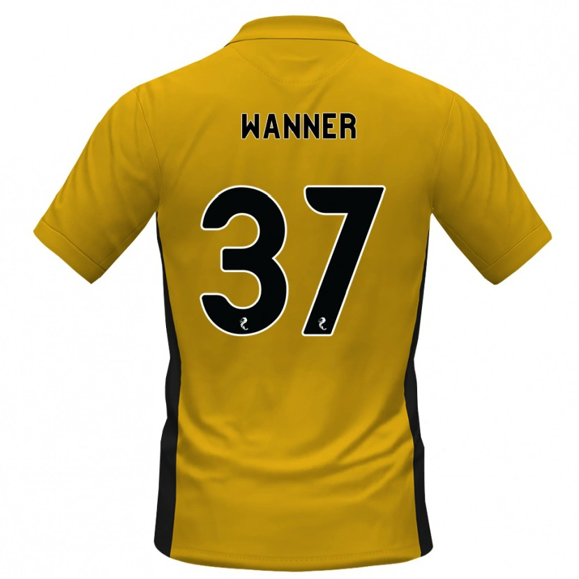 Danxen Mann Jannik Wanner #37 Oransje Svart Hjemmetrøye Drakt Trøye 2026/27 Skjorter T-Skjorte