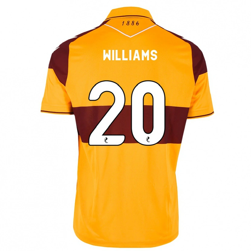 Danxen Mann Dylan Williams #20 Brun Oransje Hjemmetrøye Drakt Trøye 2026/27 Skjorter T-Skjorte