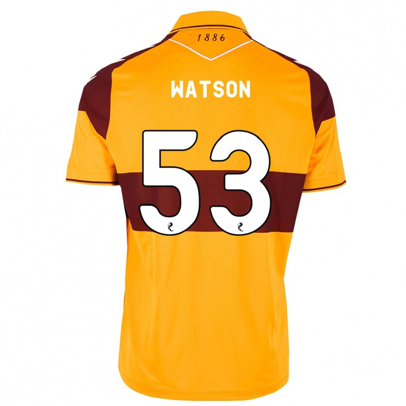 Danxen Mann Blane Watson #53 Brun Oransje Hjemmetrøye Drakt Trøye 2026/27 Skjorter T-Skjorte